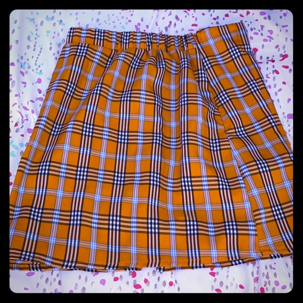 Orange skirt